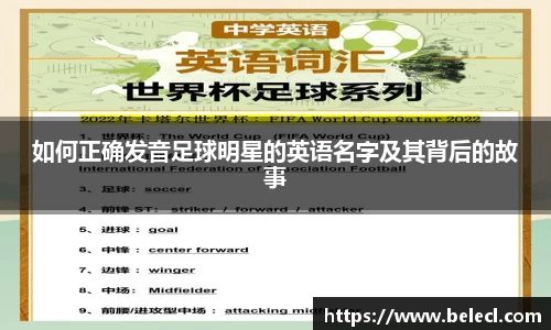 如何正确发音足球明星的英语名字及其背后的故事